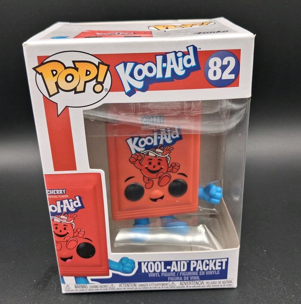 Funko Pop! Kool-Aid Packet Cherry #82 Red Vinyl Figure NIB